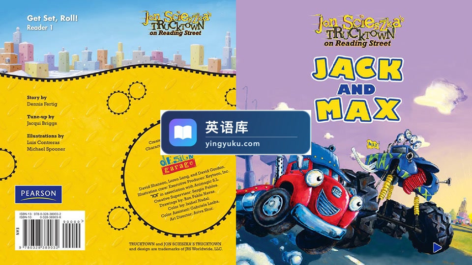 36册英文有声绘本分级读物《Trucktown汽车镇的故事》PDF绘本+音频MP3,百度网盘下载!-英语库