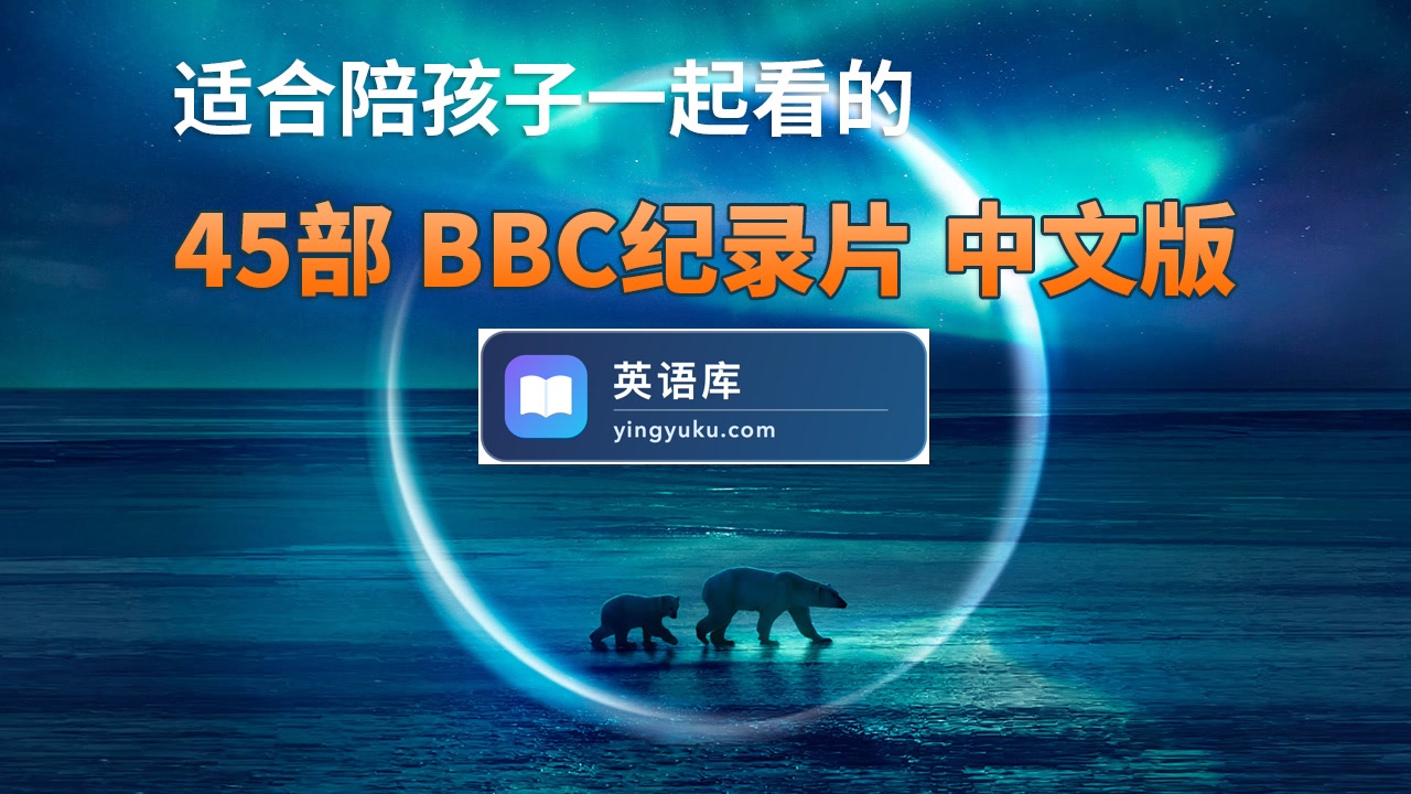 45部《BBC纪录片中文版》共635G,适合儿童看的探索科普教育纪录片,百度网盘下载!-英语库