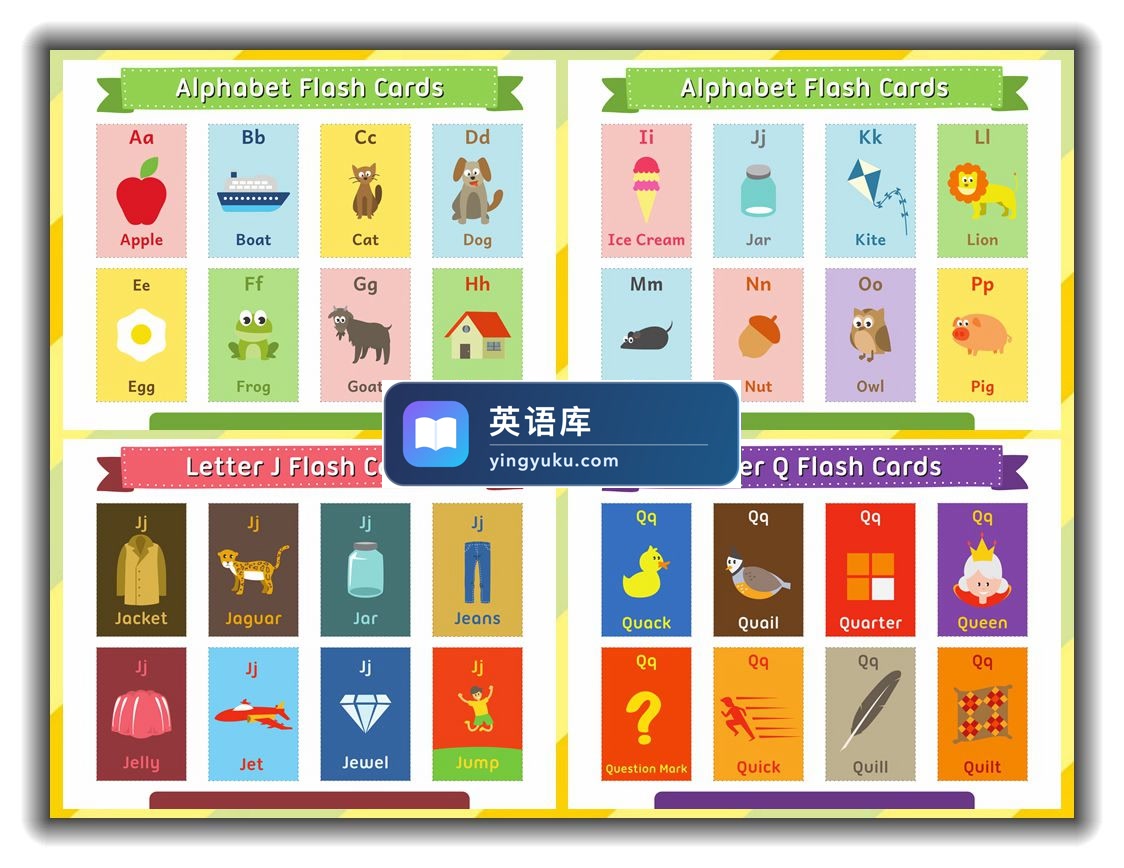 英语单词闪卡彩色高清PDF,共43大主题,助孩子轻松掌握1600+词汇,百度网盘下载!-英语库